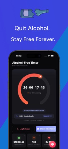 Soleo: Quit Alcohol iPhone screenshot