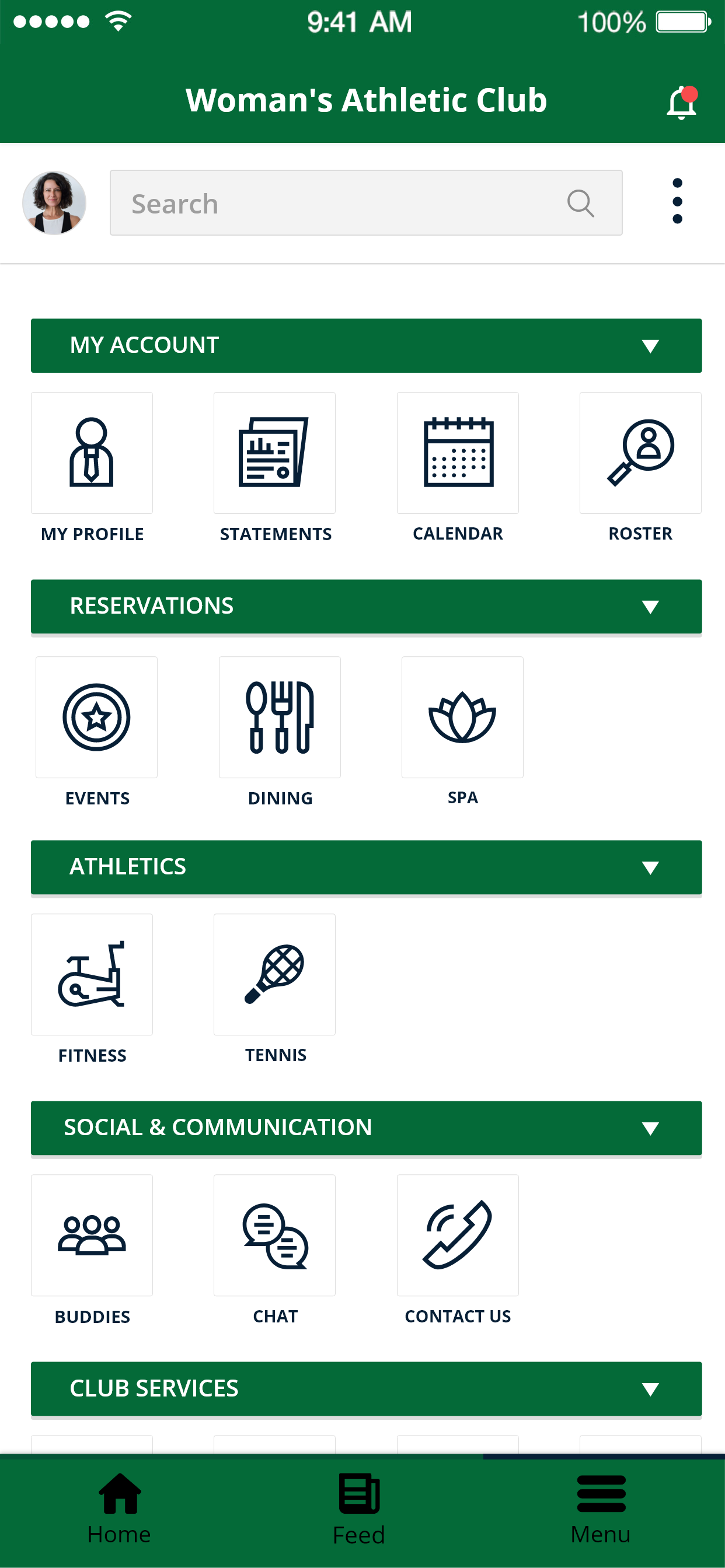 Woman's Athletic Club screenshot 8