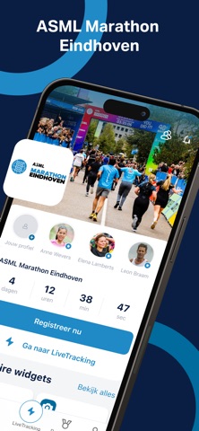 ASML Marathon Eindhoven app screenshot