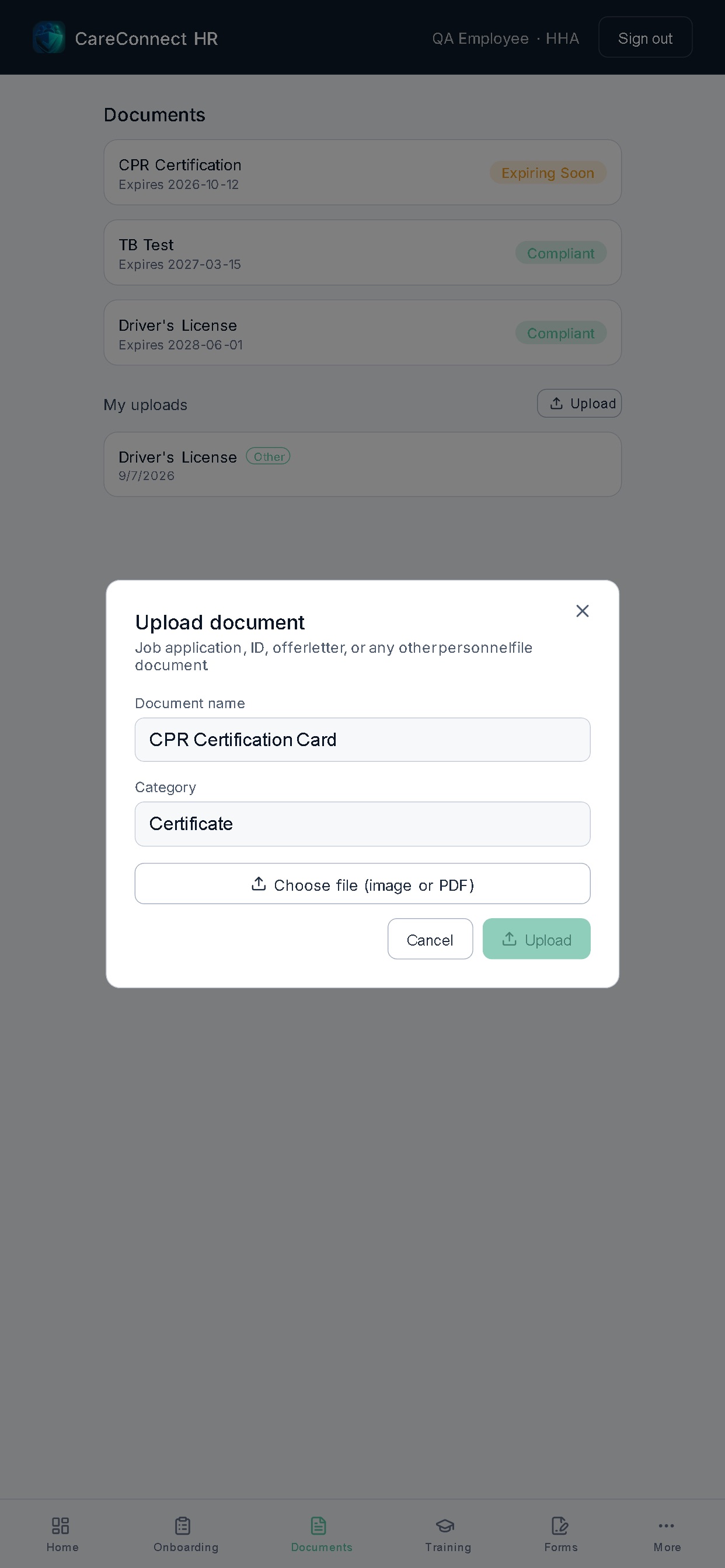 Screenshot 3 of CareConnect HR