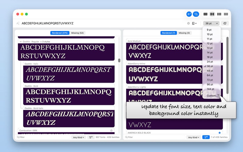 FontPreview – Compare Fonts screenshot