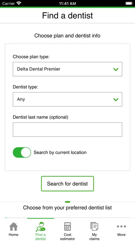 Delta Dental Mobile App screenshot 3 of 10