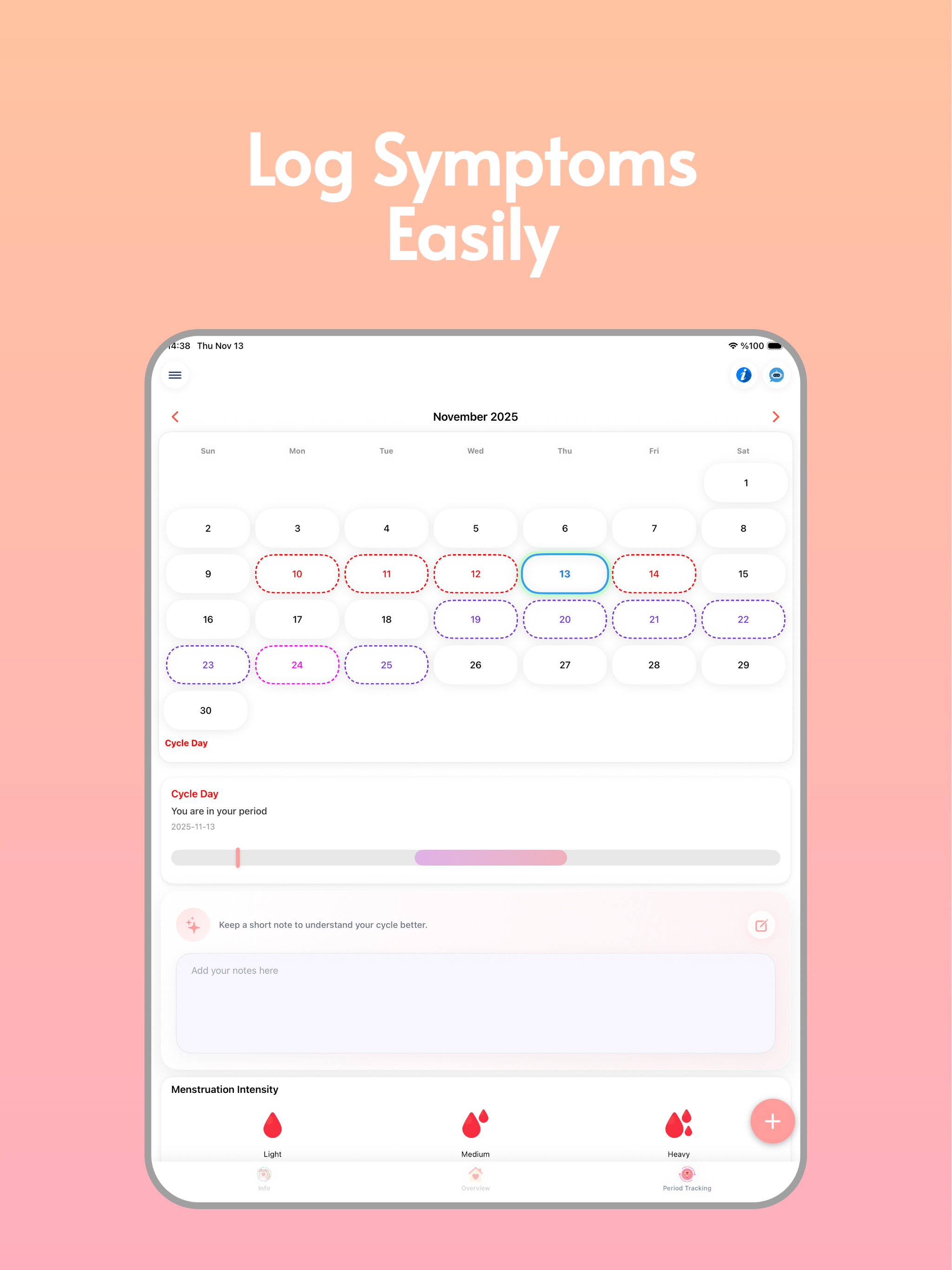 myReglify – Period Tracker