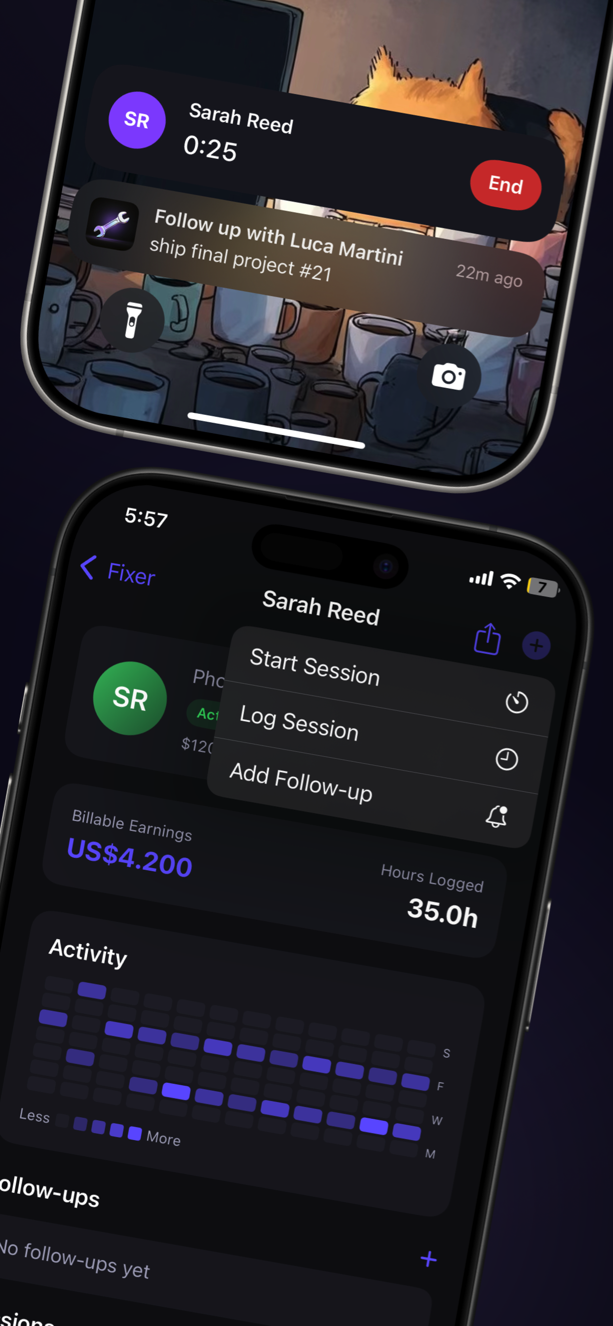 Fixer: Freelance CRM & Tracker