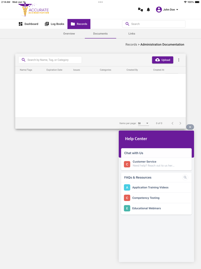 Accreditation Assistant