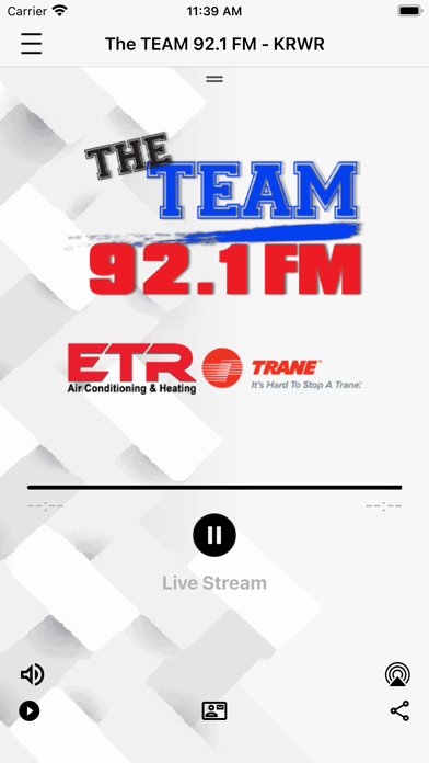 The Team FM Sports Radio Screenshot