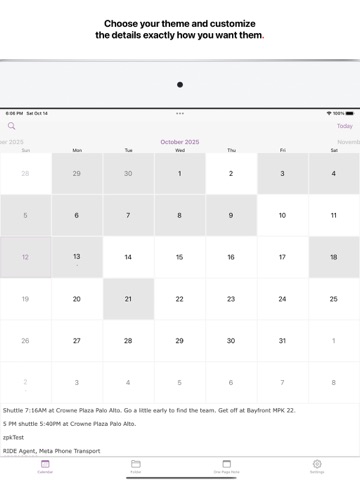 Daily Notes Planner 3 iPad screenshot