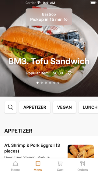 LAB C FOOD KITCHEN iPhone screenshot 2 - Food & Drink app