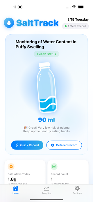 SaltTrack: Salt Intake Tracker Screenshot 1 of 7