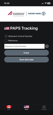 PARS-PAPS Tracker Screenshot 7 of 8