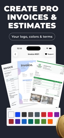 Invoice And Estimate Maker App screenshot
