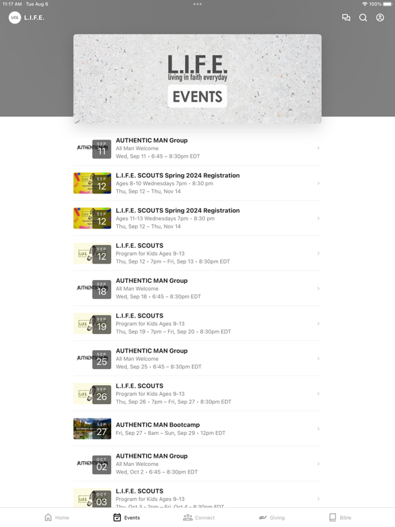 L.I.F.E. Ministry iPad screenshot 2 - Education app