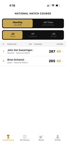 The National Match Course iPhone screenshot