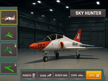 Robot Transform War Games 3D iPad screenshot