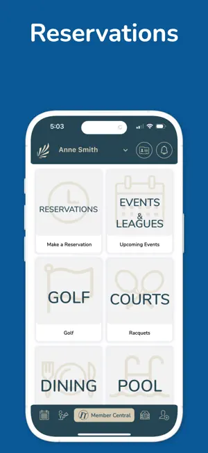 ClubCentral - by ForeTees screenshot 2
