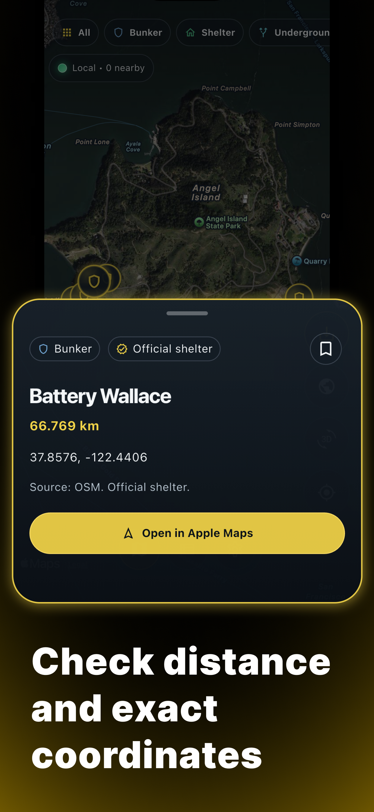 Bunkers & Shelters Map - Haven