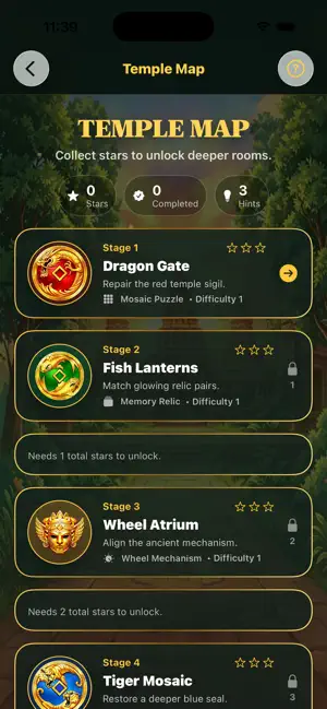 Relic Mosaic Quest iPhone screenshot 3