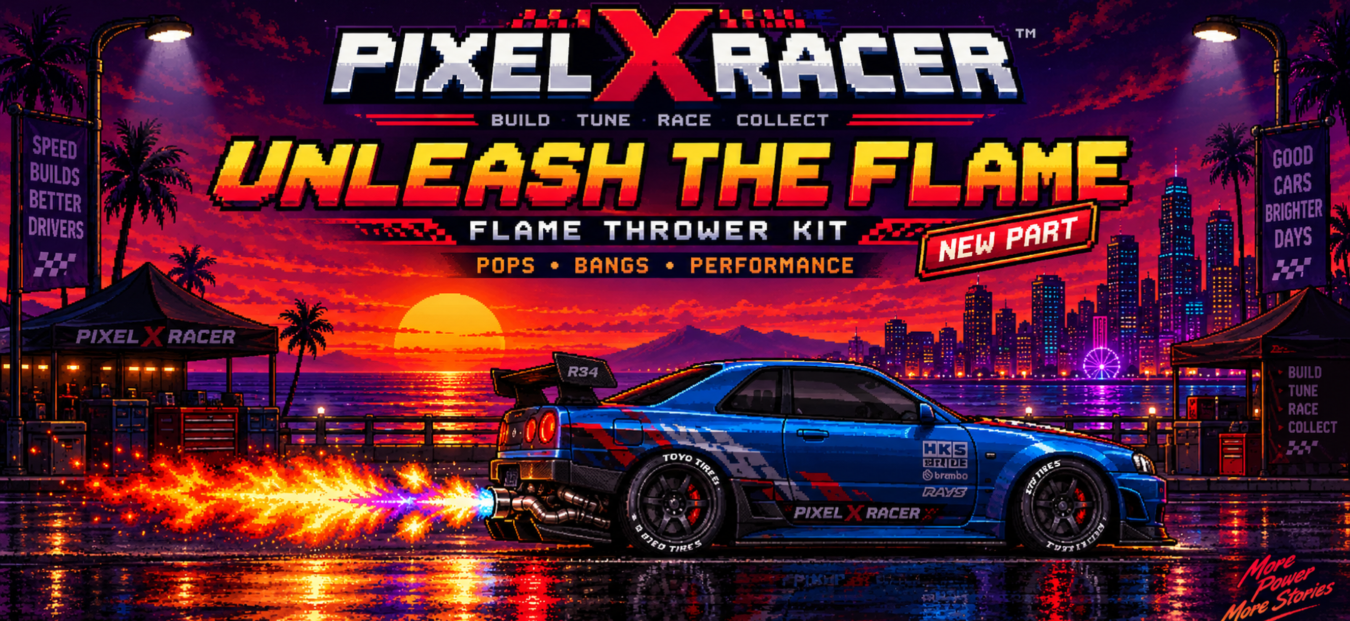 Pixel X Racer: Drag Racing