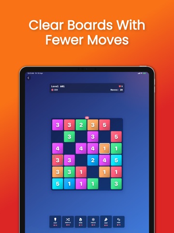 Color Number Match iPad screenshot
