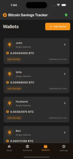 Bitcoin Savings Tracker screenshot 4