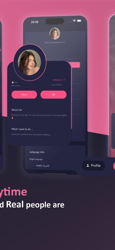 Lingua Talk - Social Networking App | MWM