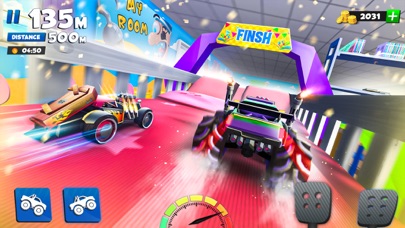 Race Off 2, monster truck game Screenshot