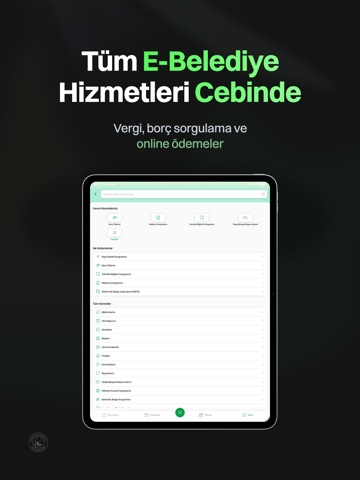 Gaziosmanpaşa Belediyesi Mobil iPad screenshot