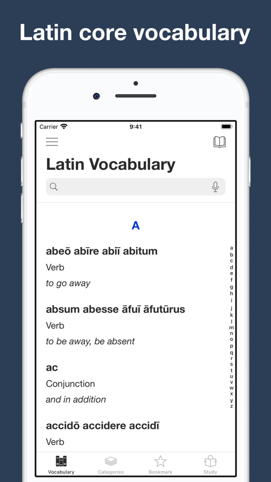 #1. Latin Core Vocabulary (iOS) 由: Bui Hoai Trang