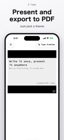 # Type - Markdown Editor screenshot