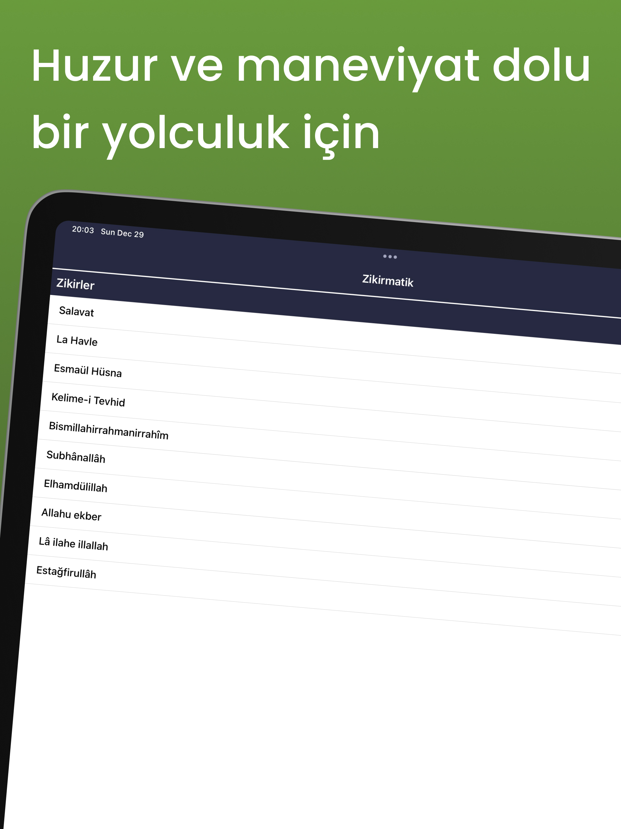 Zikirmatik - Tesbih Et screenshot 5