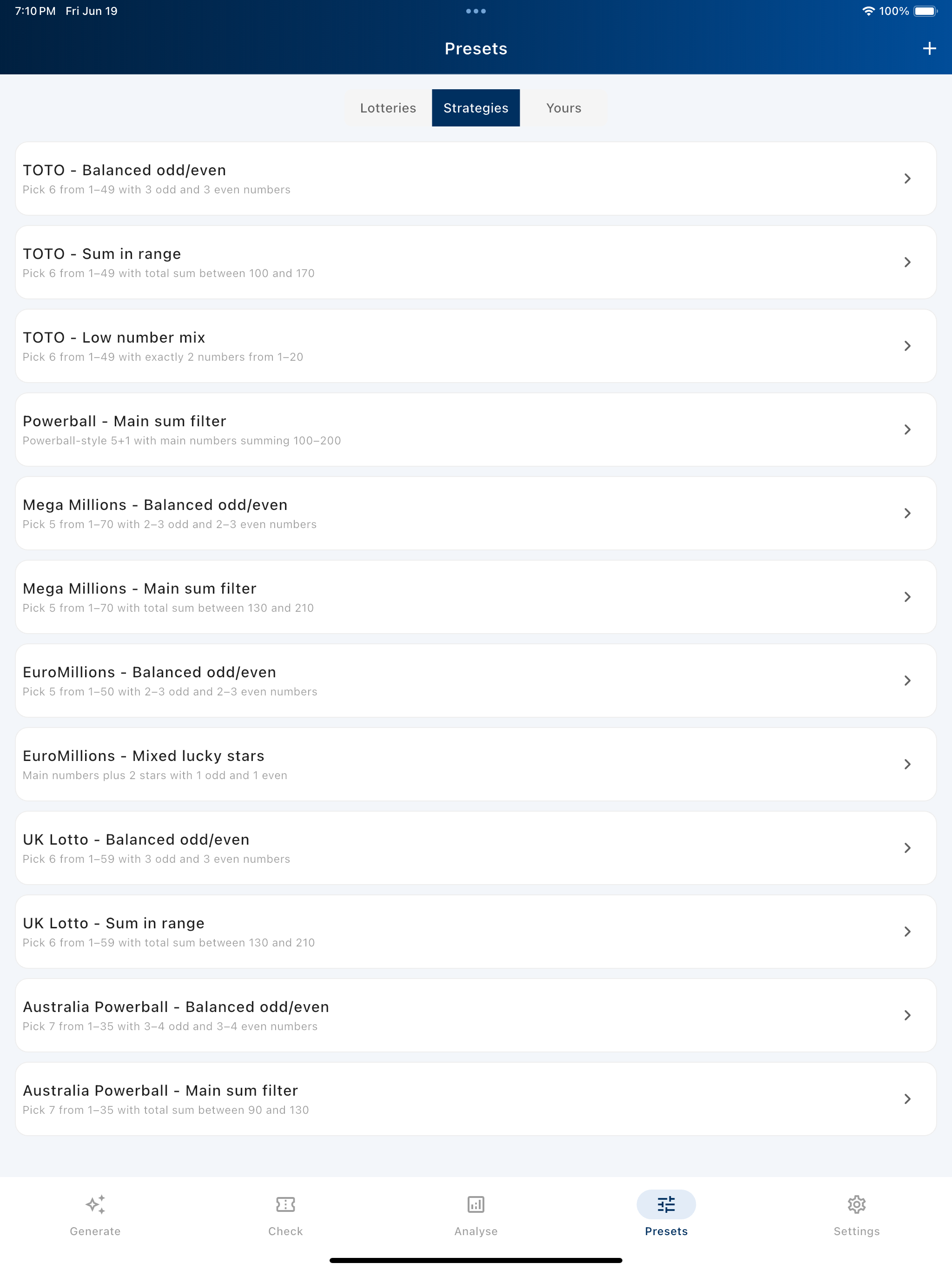 NumGen Pro: Lottery Picks screenshot 11