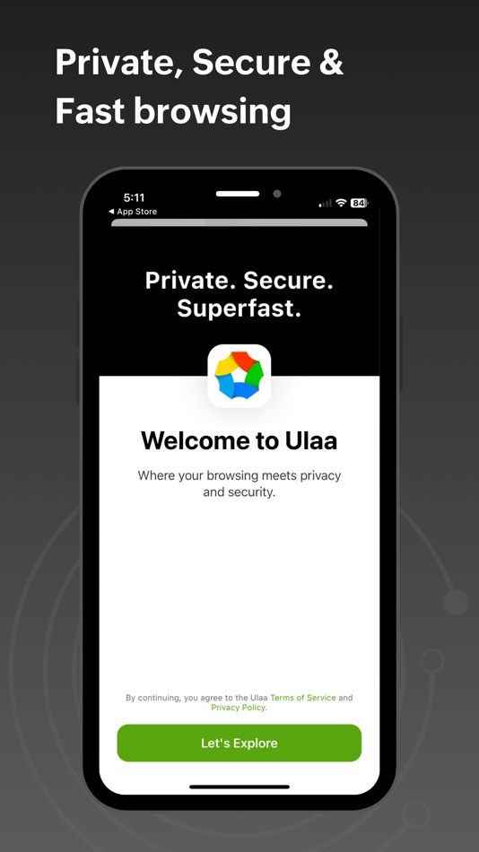 #1. Ulaa Browser (iOS) بواسطة: Zoho Corporation