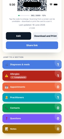The Care Card Screenshot 7 of 7