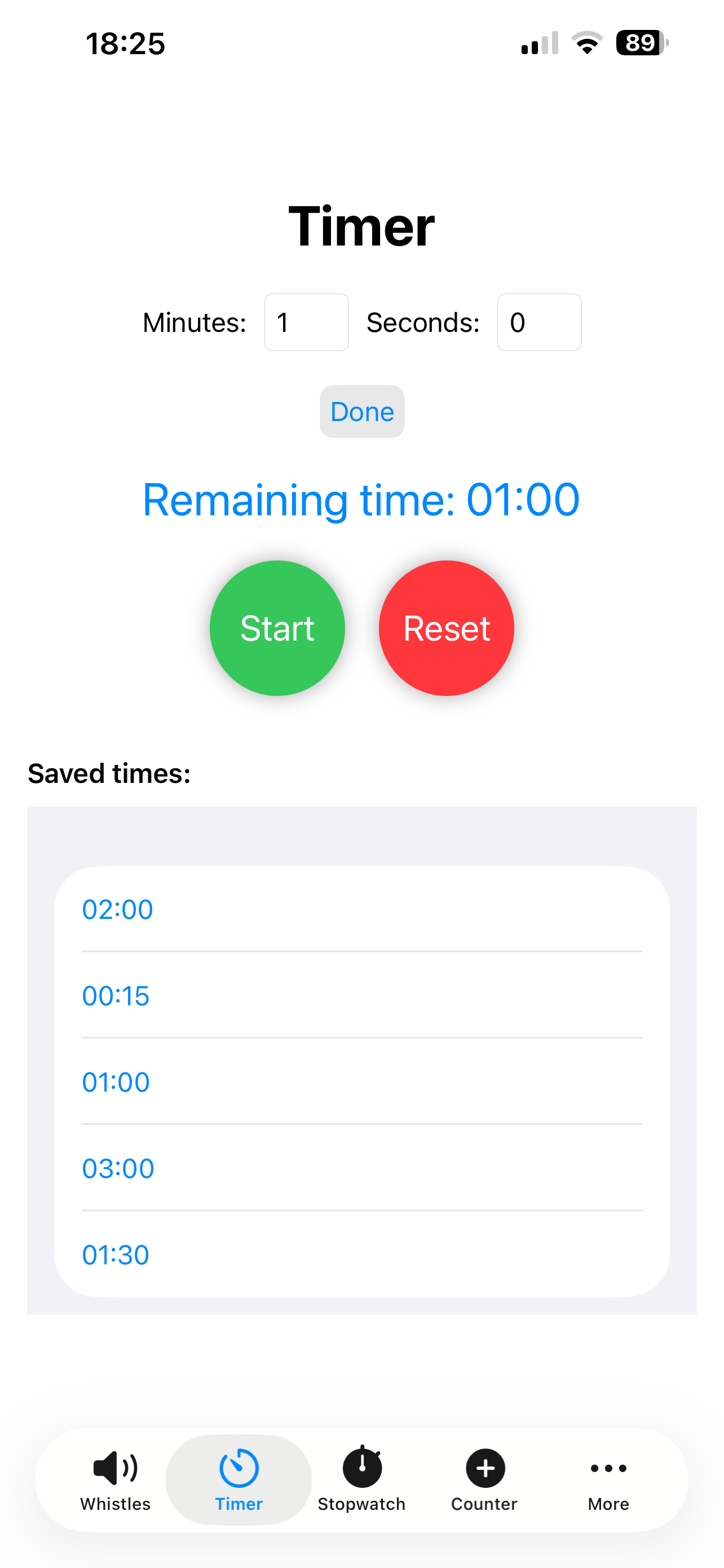 Smart Trainer app