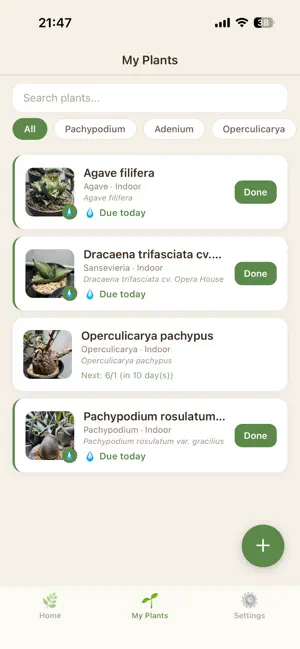 CaudexCare: Rare Plant Journal screenshot 3