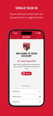 Stoke City FC screenshot