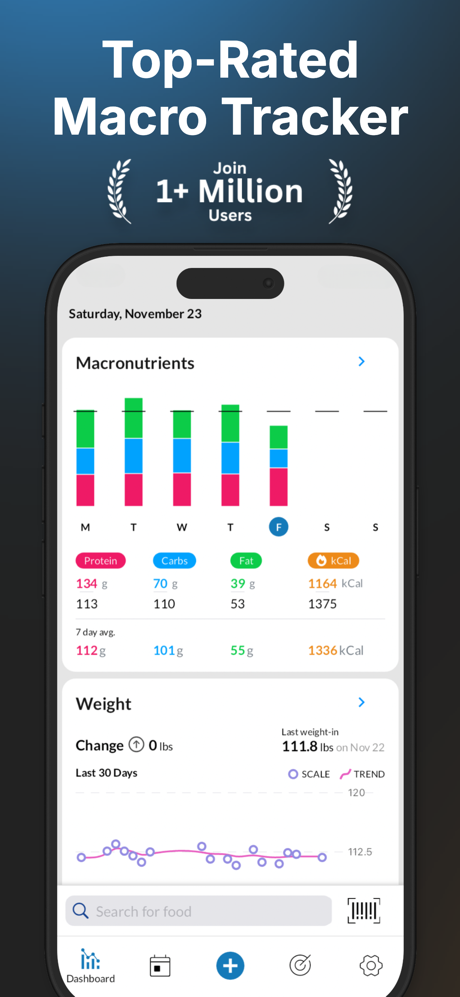 MacrosFirst - Macro Tracker screenshot 1