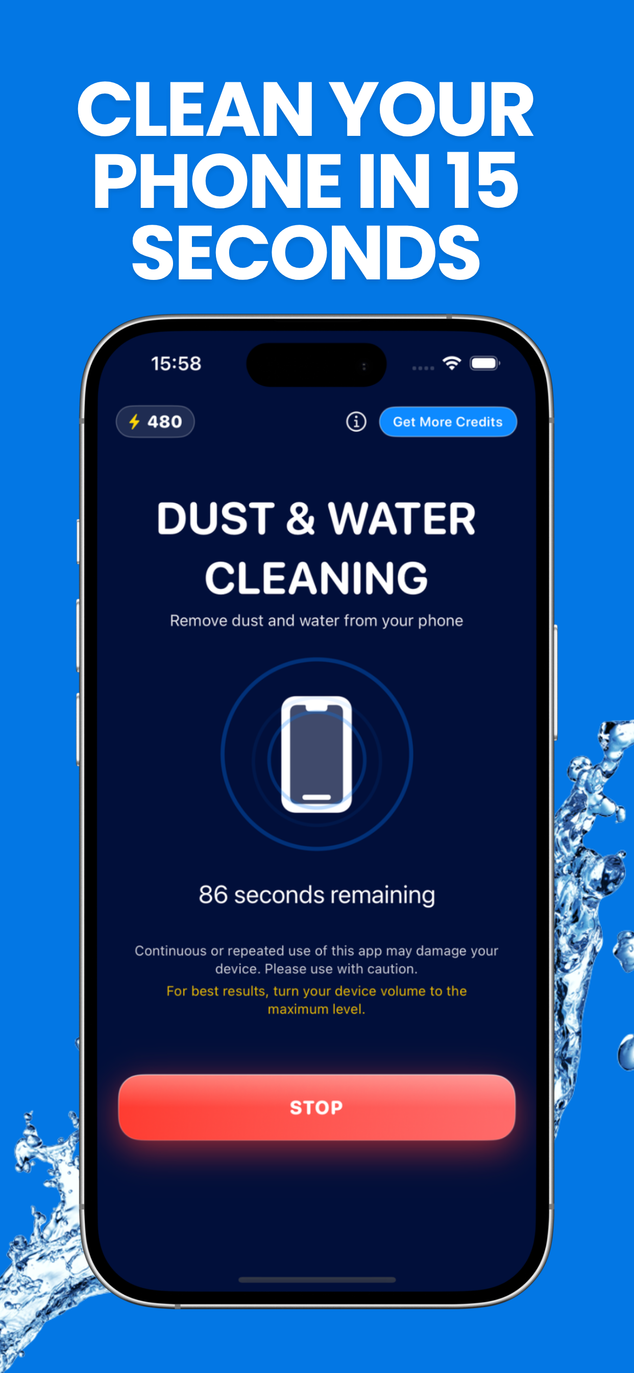 Speaker Cleaner Water Remover screenshot 2