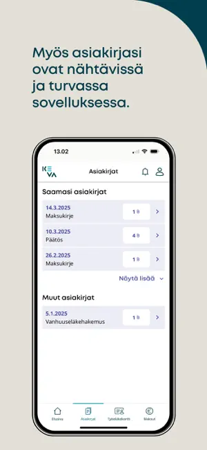 Kevan eläke ja kuntoutus screenshot 4