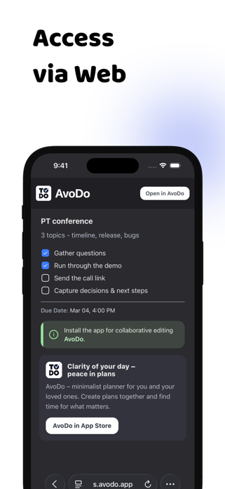 AvoDo: Shared Notes & Tasks Screenshot 7 of 7