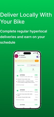 GoTej Rider – Earn on Trips screenshot