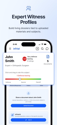 inTrial iPhone screenshot