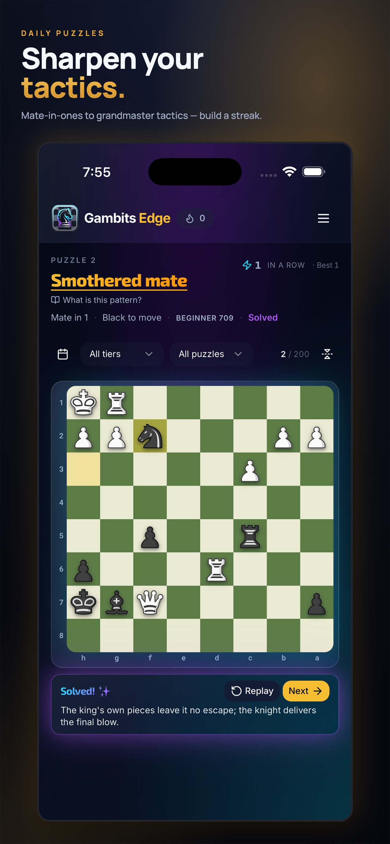 Gambits Edge: Chess Coach screenshot 5