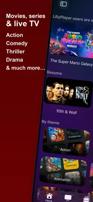 LillyPlayer - IPTV Player screenshot 1