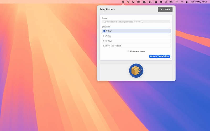 TempFolder app screenshot 3