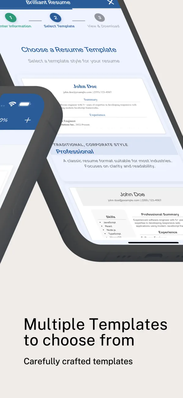 Screenshot #2 pour Brilliant Resume AI
