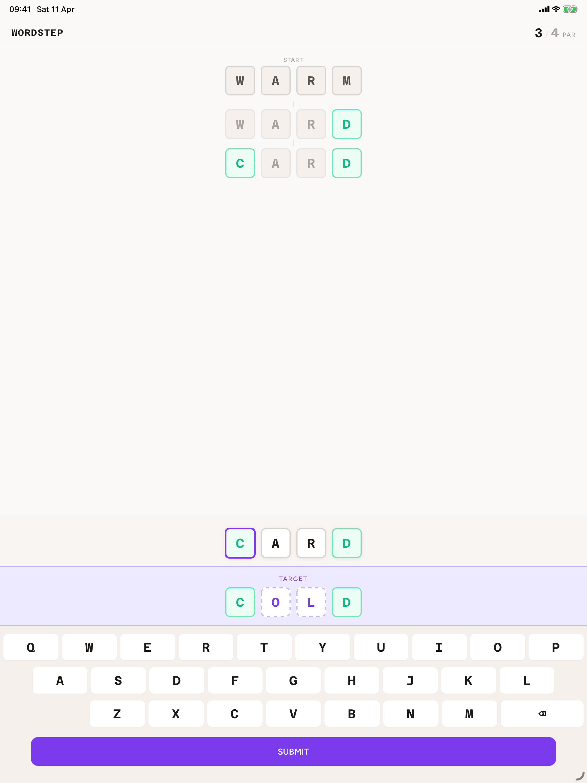 WordStep: Daily Word Ladder screenshot 7