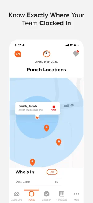 OnTheClock employee time clock screenshot 4