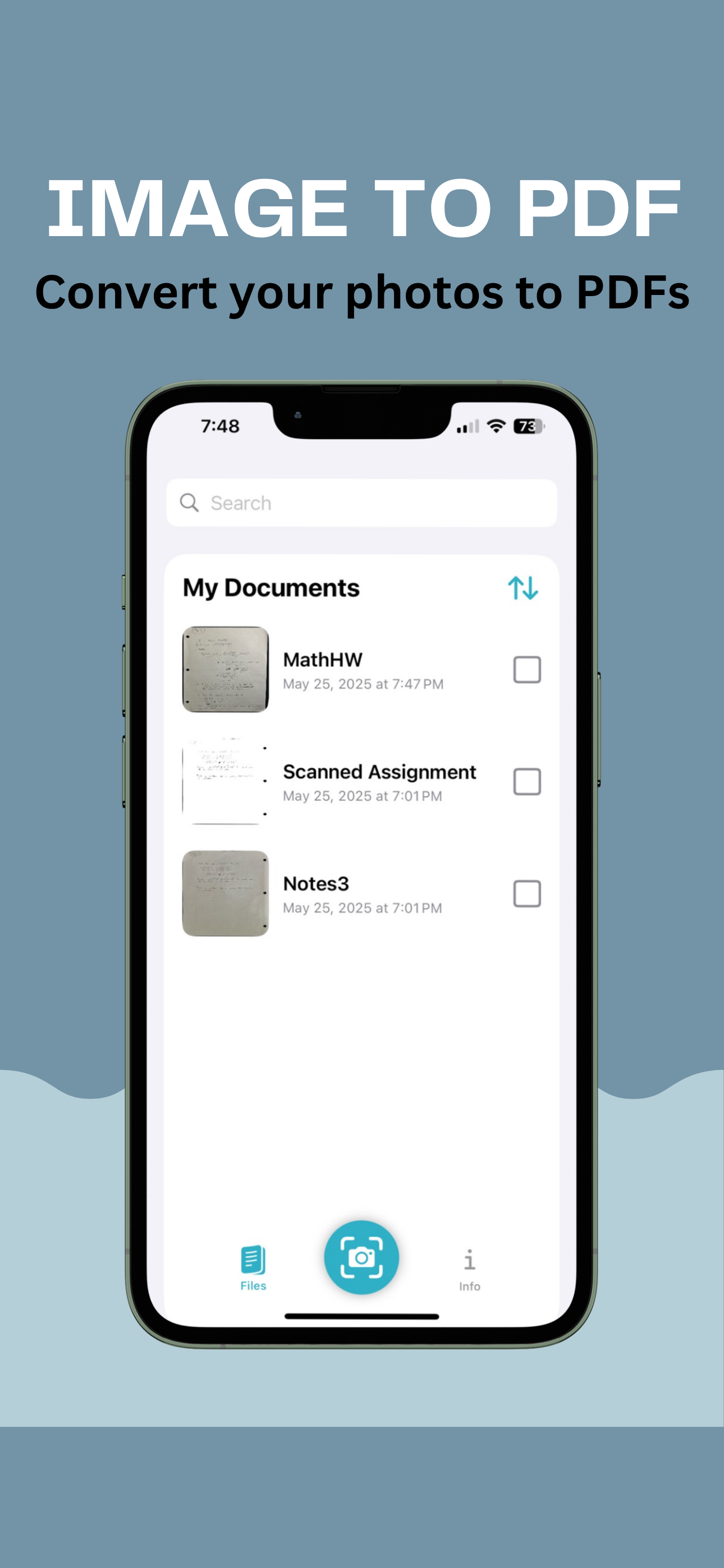 Image To PDF: File Scanner