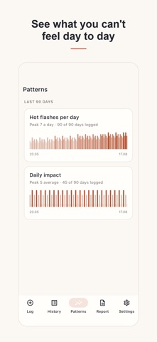 Menopause & HRT Log Screenshot 4 of 5